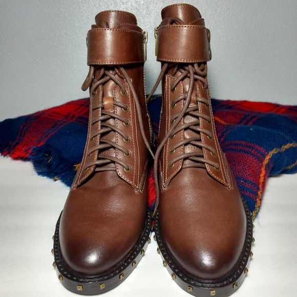 Vince Camuto Shoes - NWOT Vince Camuto Talorini Studded Boots Brown
